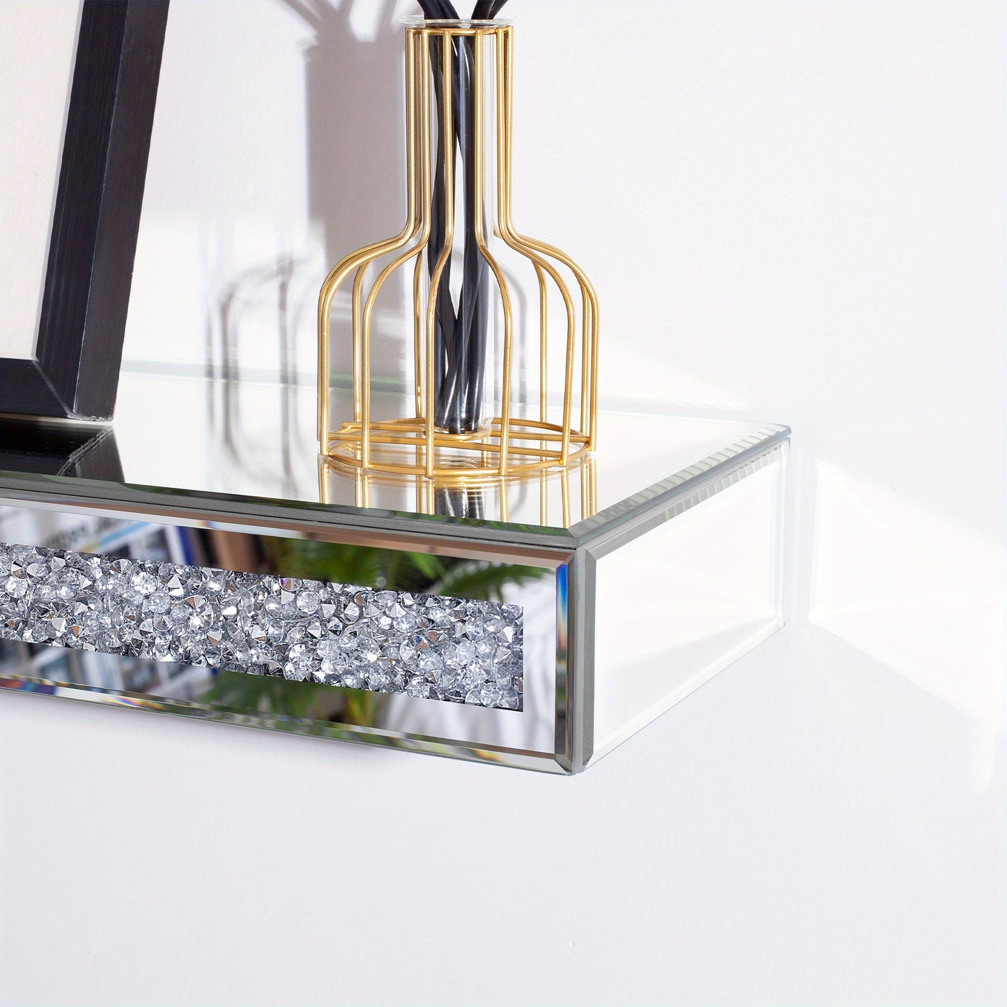 The Diamond Glow Floating Mantel