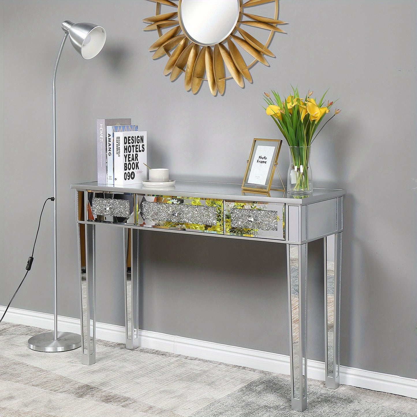 The Diamond Reflection Vanity Desk