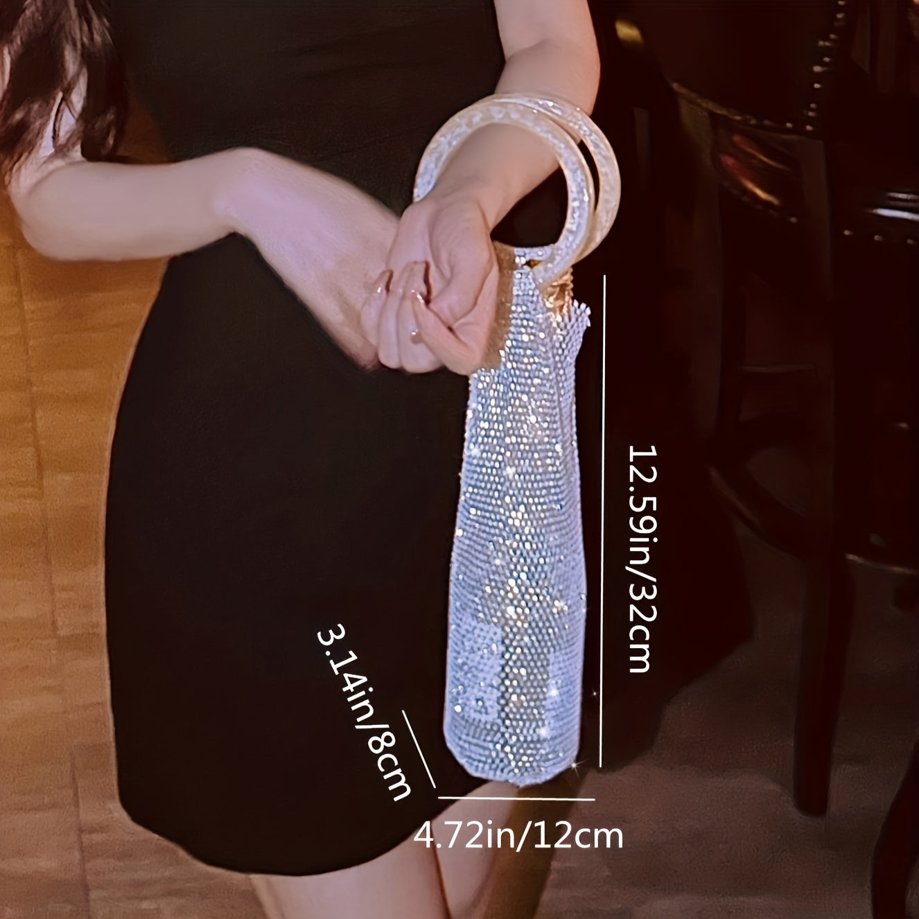 The Diamond Sparkle Wine Bag