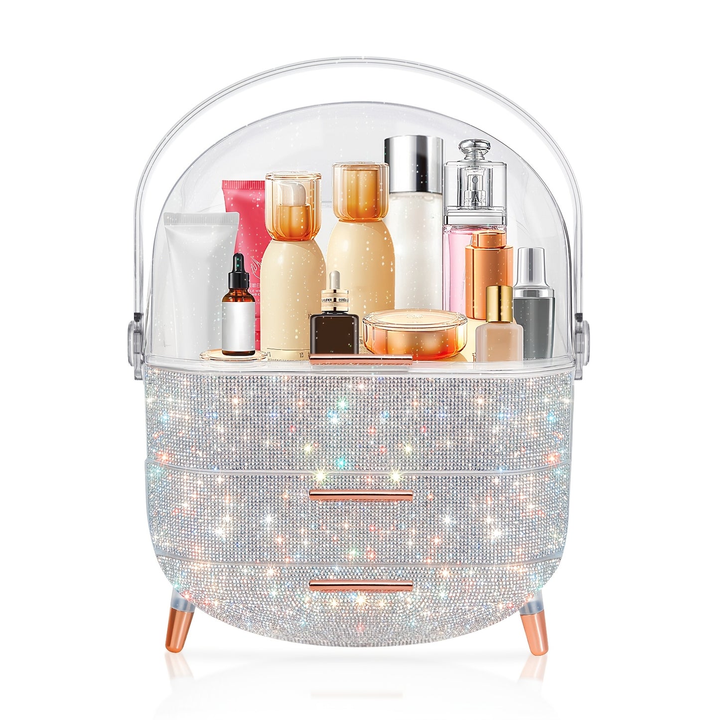 The Diamond Lux Vanity Organizer