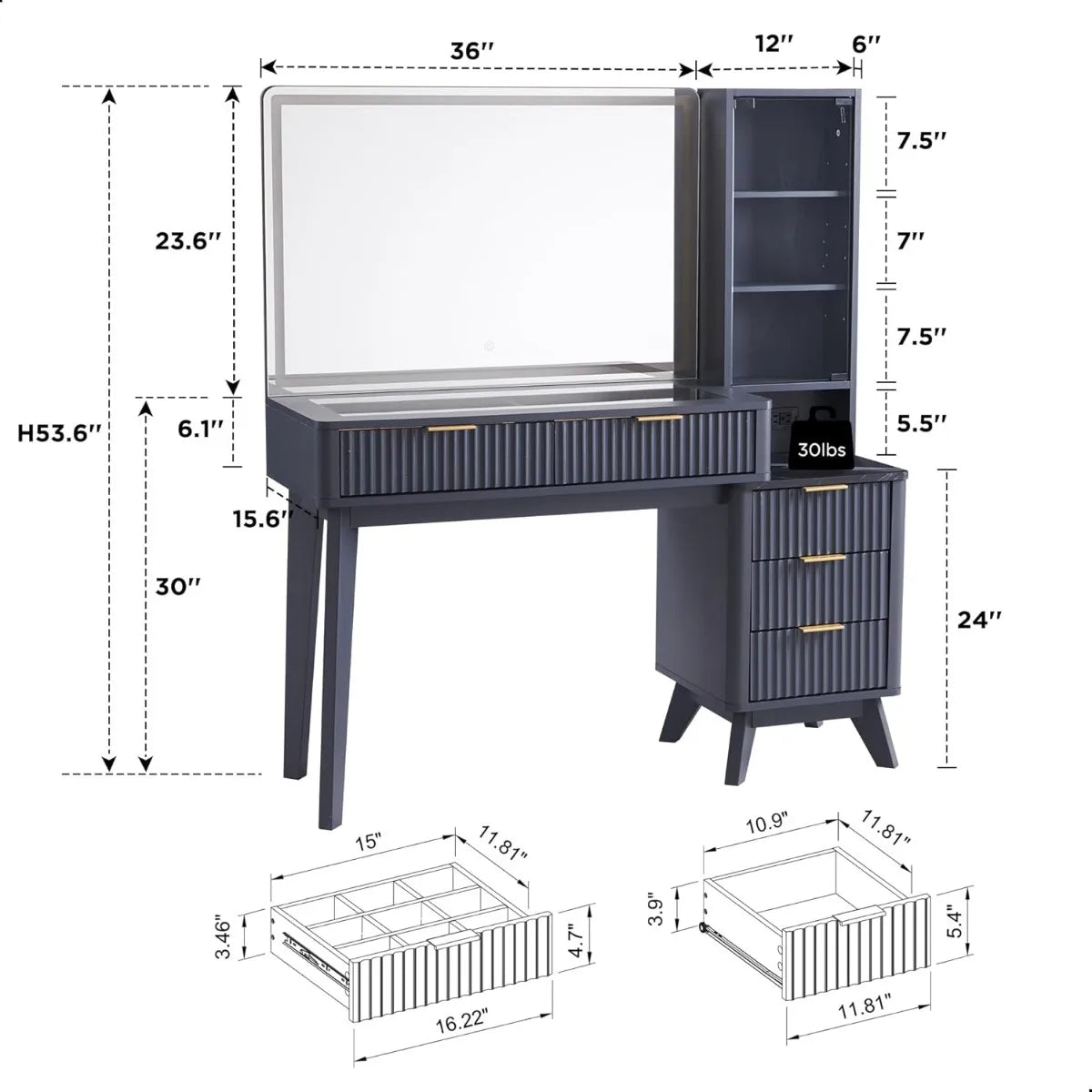 The Elegance Reimagined Vanity Table