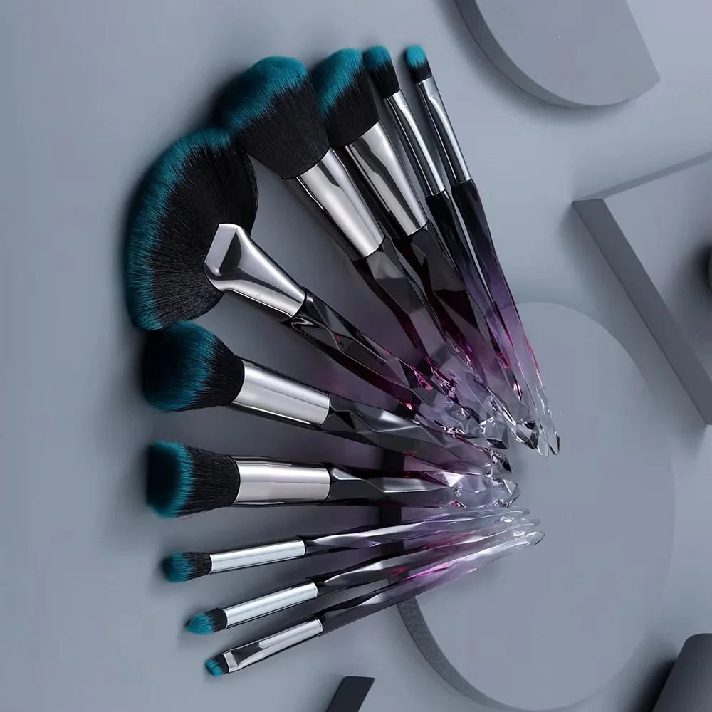 The Amethyst Elegance Brush Set of 10