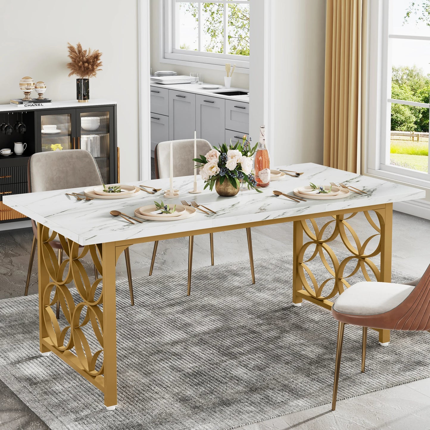 The Noble Ivory Dining Table