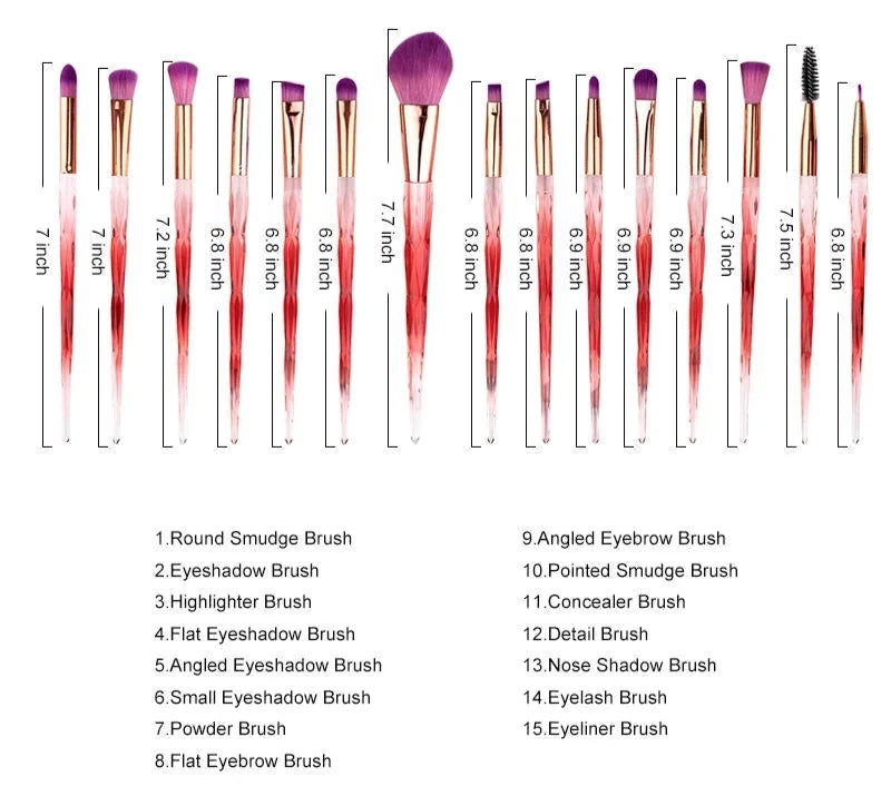 Midnight Bloom Eye 15-Pc Brush Set