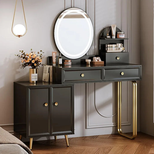 The Lumina Noir Vanity Desk (Various Colors)