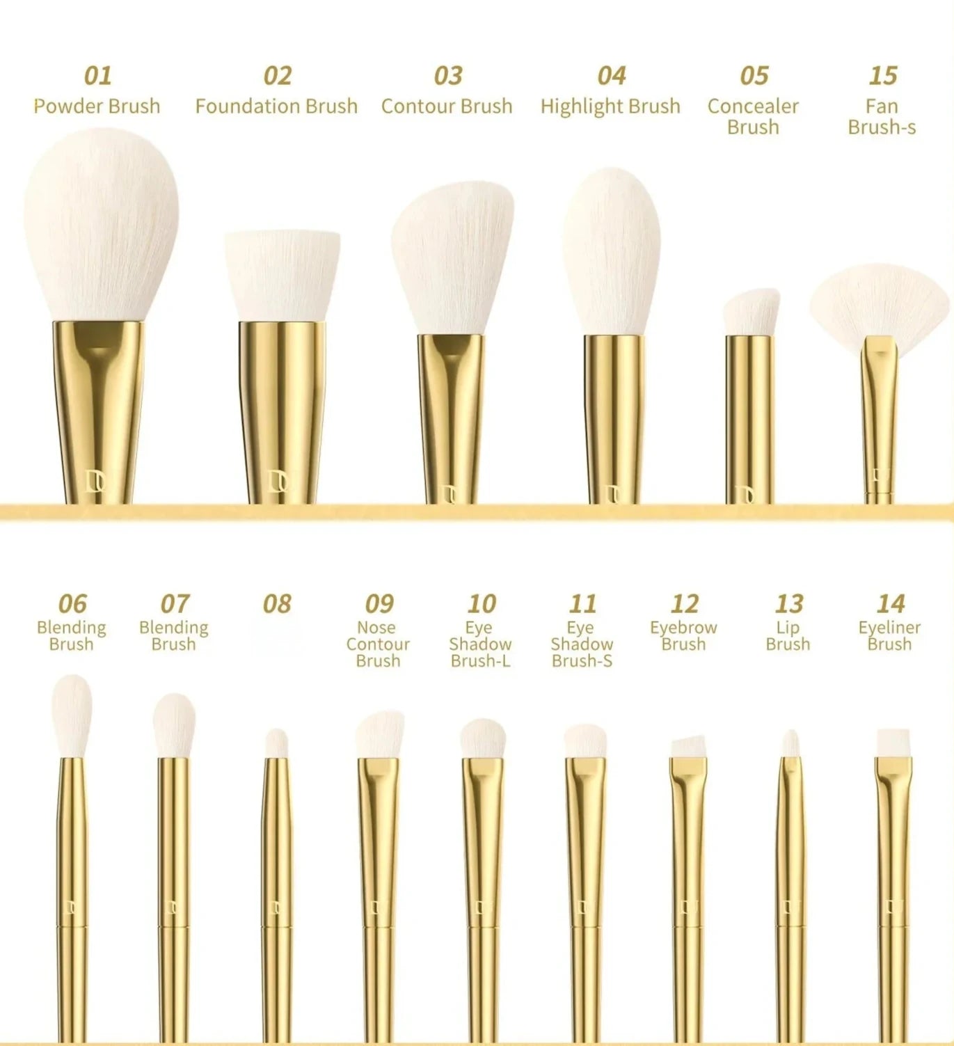 The Radiant Heirloom Brush Set of 15