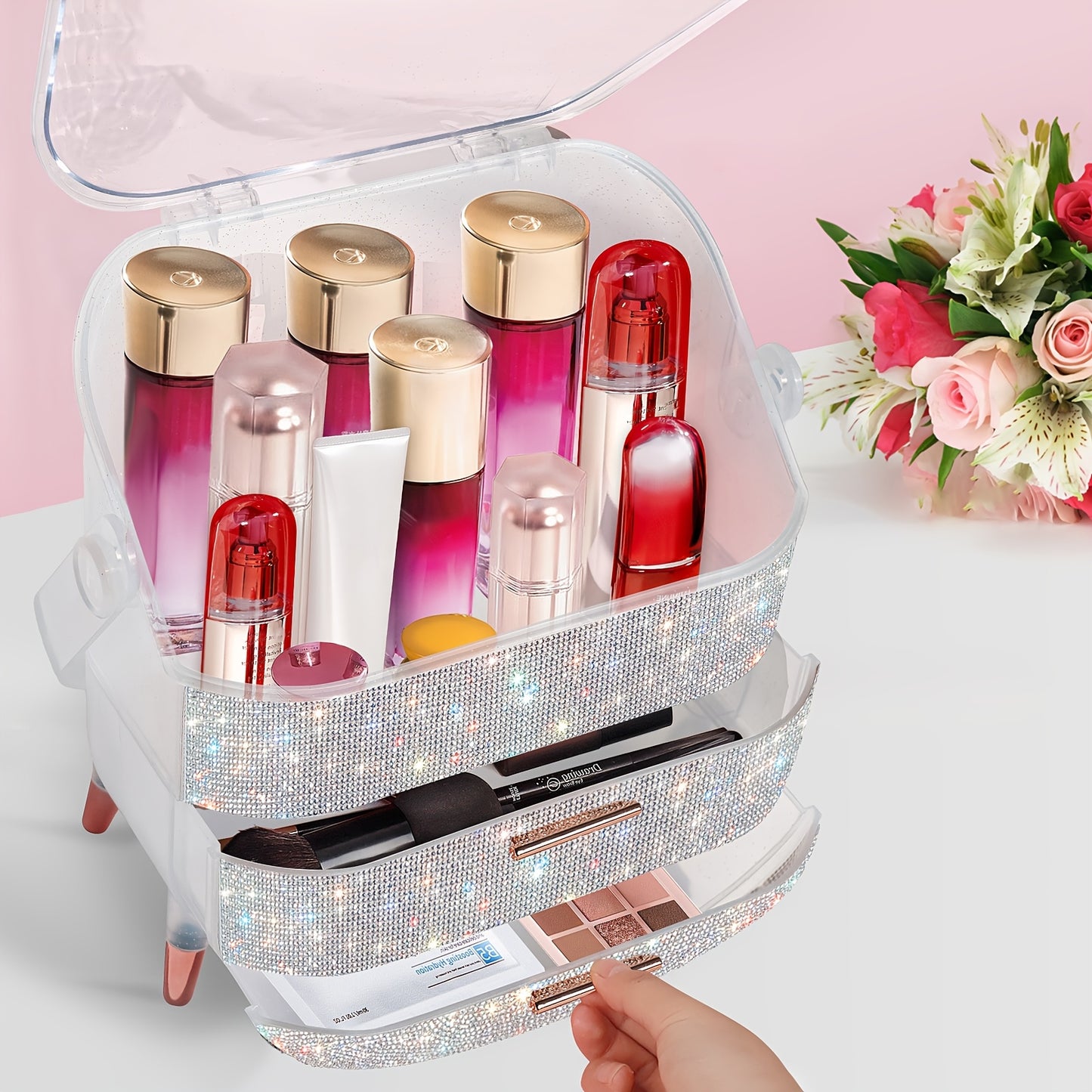 The Diamond Lux Vanity Organizer