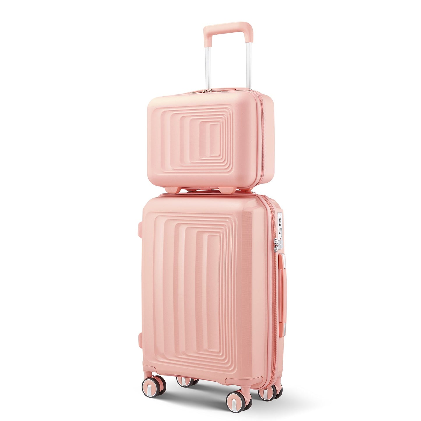 The Blush Luxe Travel 14'', 20'', 24'', and 28'' Luggage Collection