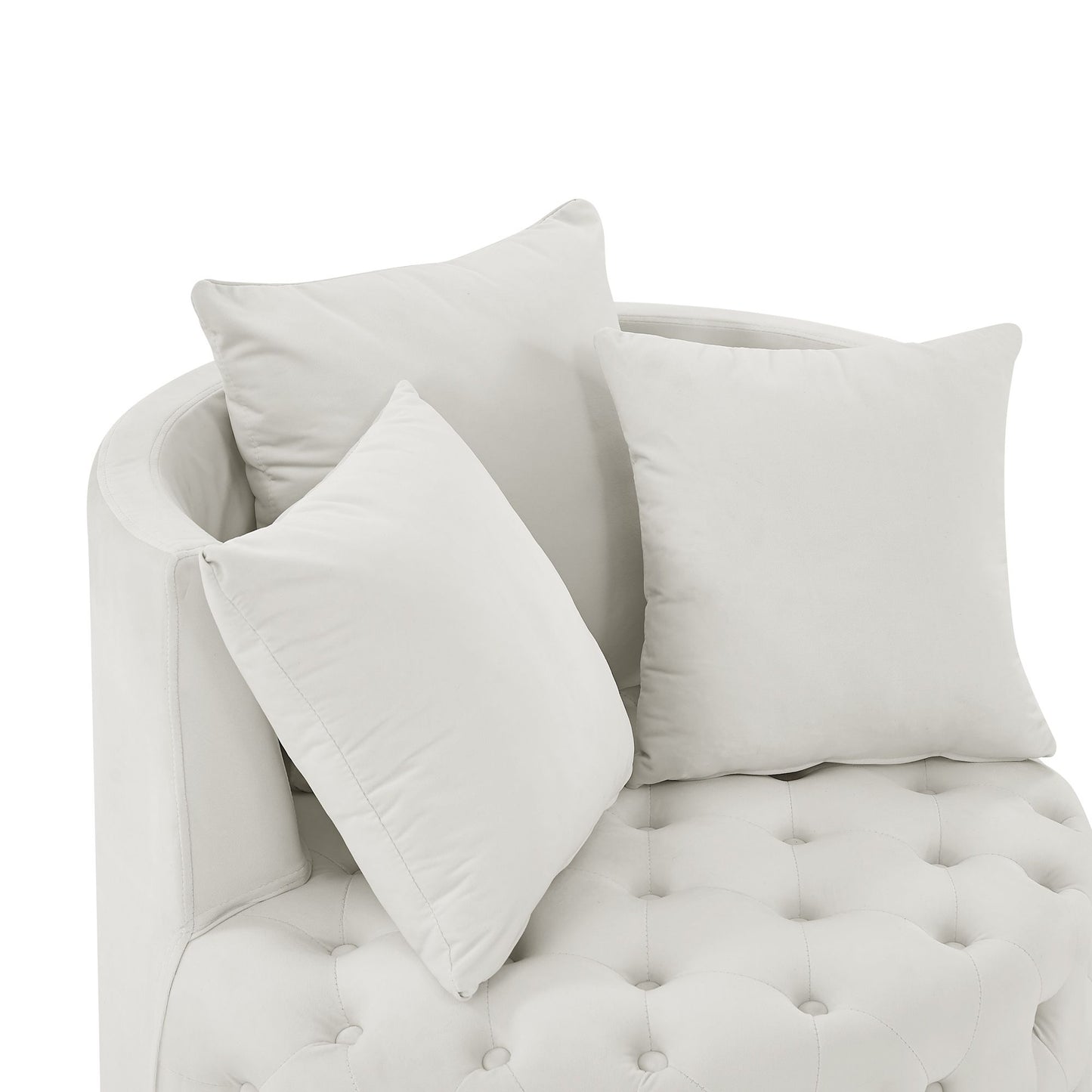 The Pearl Glide Chair with 3 Pillows