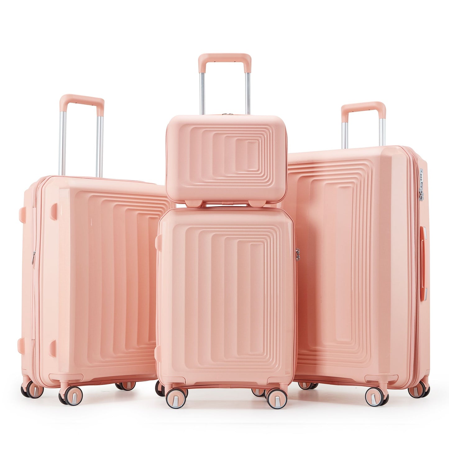 The Blush Luxe Travel 14'', 20'', 24'', and 28'' Luggage Collection