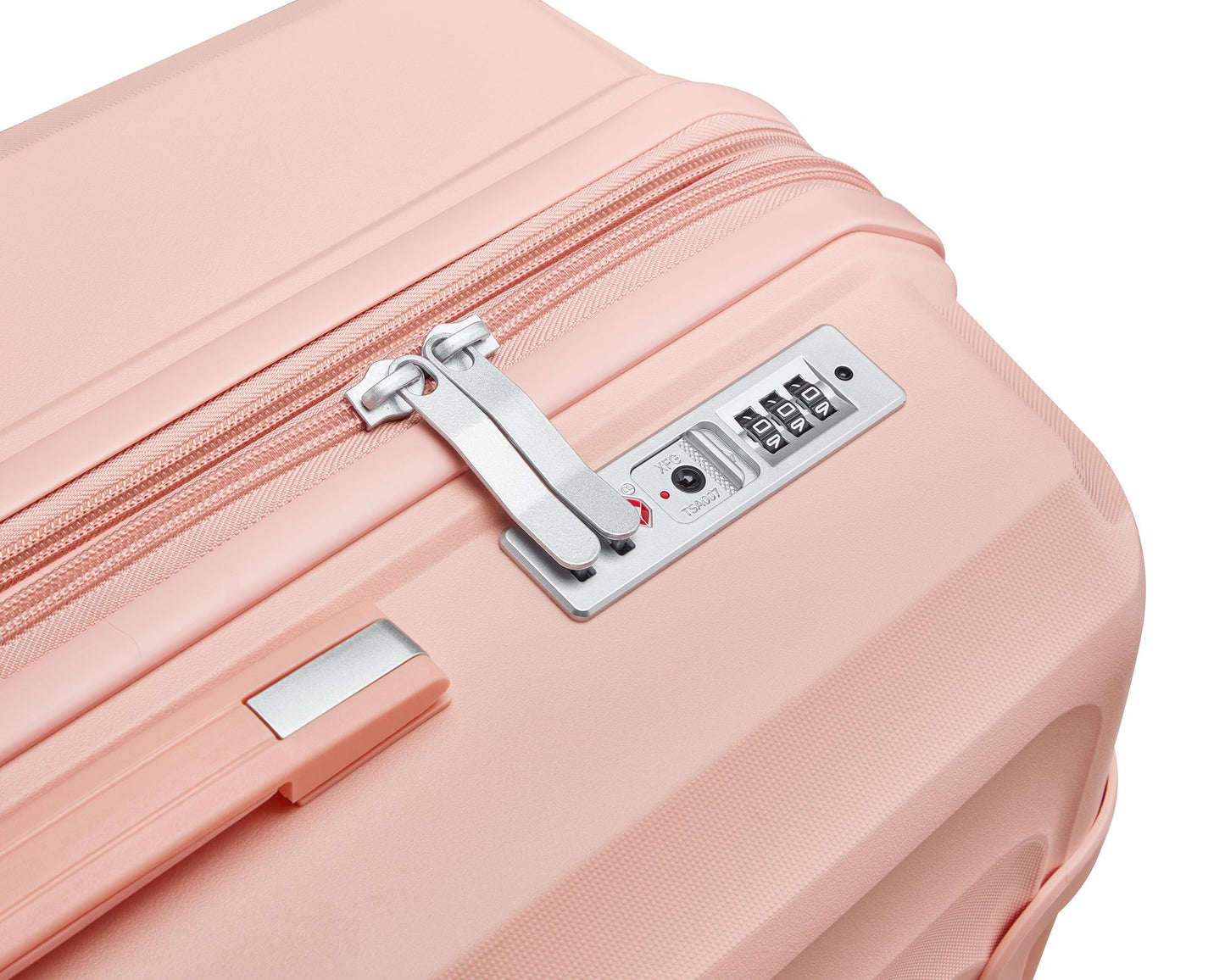 The Blush Luxe Travel 14'', 20'', 24'', and 28'' Luggage Collection