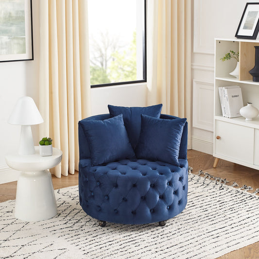 The Sapphire Glide Chair with Pillows