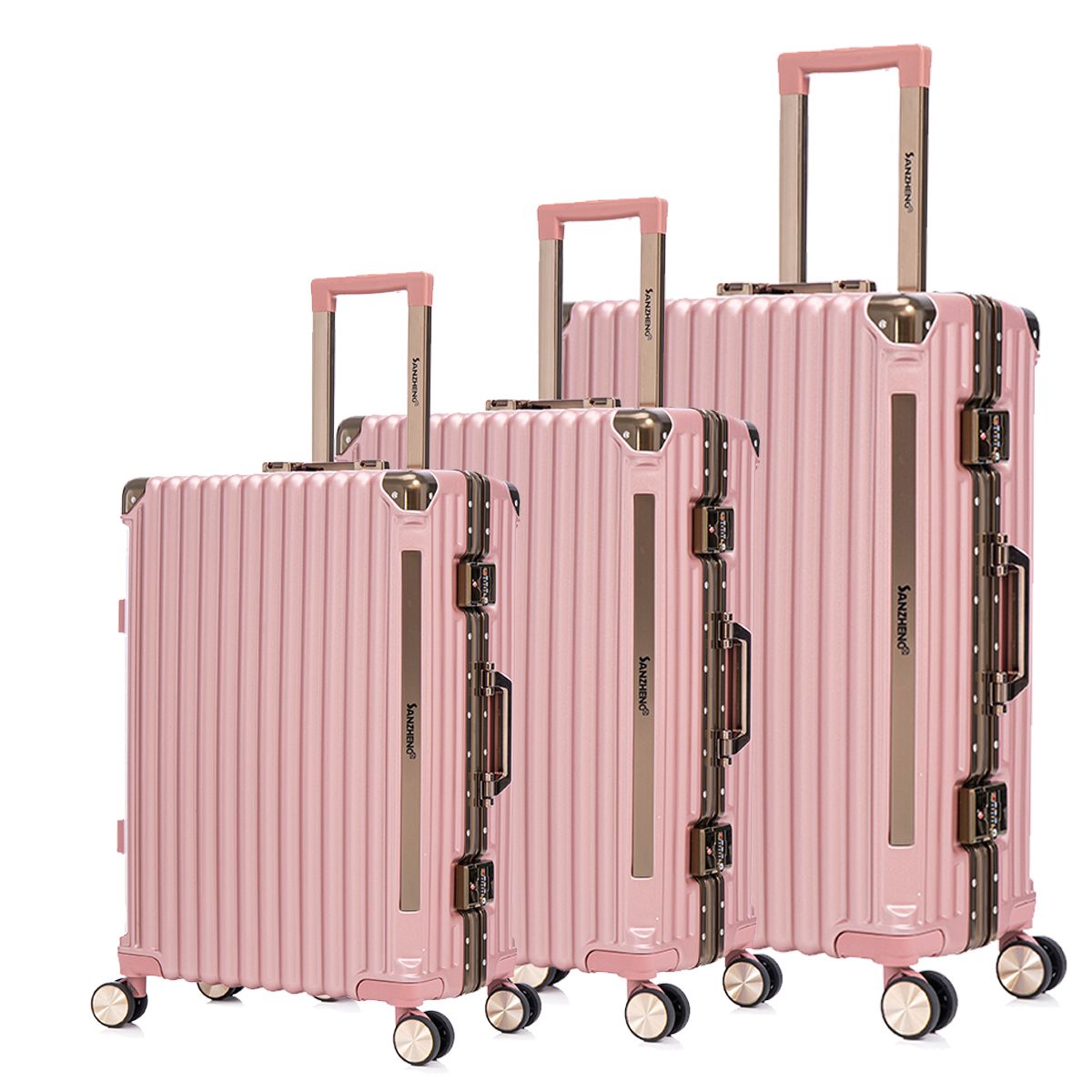 The Blush Horizon Travel Aluminum Ensemble